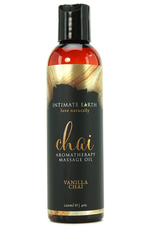 Chai Vegan Massage Oil in 4oz/120ml in Vanilla Chai