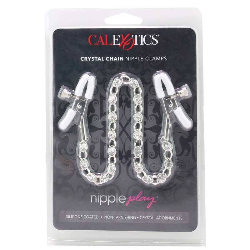 Nipple play Crystal Chain Nipple Clamps
