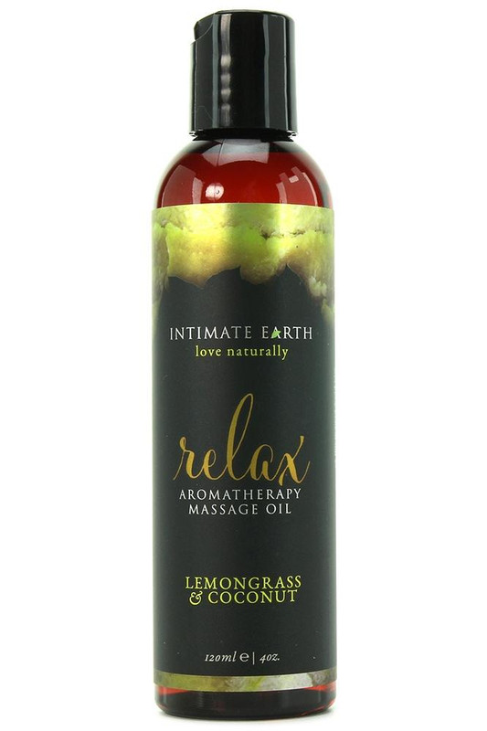 Relax Massage Oil 4oz/120ml in Lemongrass & Coconut